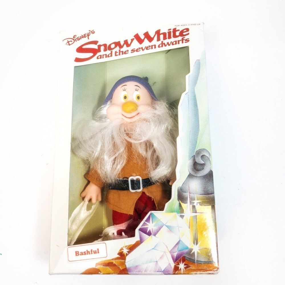 80’s Vintage Bashful Dwarf Doll Snow White Collectible